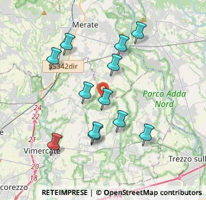 Mappa Strada Provinciale, 20884 Sulbiate MB, Italia (3.44333)