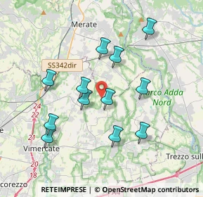 Mappa Strada Provinciale, 20884 Sulbiate MB, Italia (3.46917)