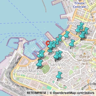 Mappa Via San Giorgio, 34123 Trieste TS, Italia (0.448)