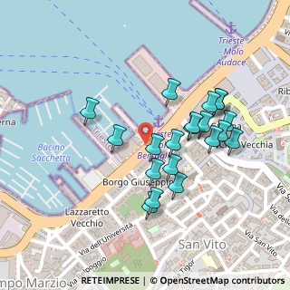 Mappa Molo Pescheria, 34123 Trieste TS, Italia (0.209)
