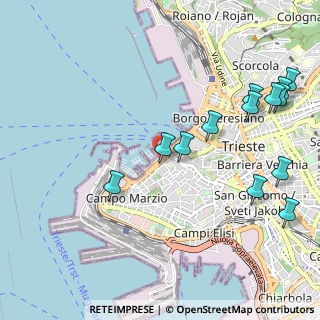 Mappa Via San Giorgio, 34123 Trieste TS, Italia (1.23615)