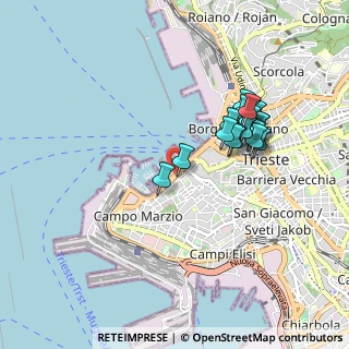Mappa Riva Nazario Sauro, 34123 Trieste TS, Italia (0.832)