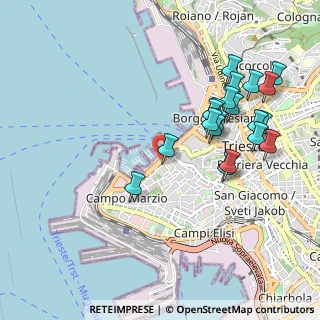 Mappa Via San Giorgio, 34123 Trieste TS, Italia (1.032)
