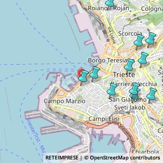 Mappa Via San Giorgio, 34123 Trieste TS, Italia (1.30091)