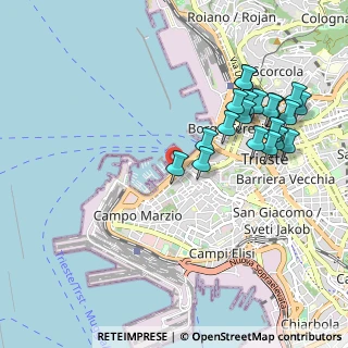 Mappa Via San Giorgio, 34123 Trieste TS, Italia (1.045)
