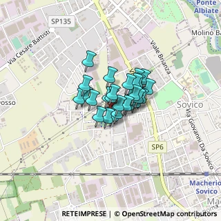 Mappa Via Giosue' Carducci, 20845 Sovico MB, Italia (0.21111)
