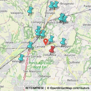 Mappa Via G. Bazzini, 20866 Carnate MB, Italia (2.01)