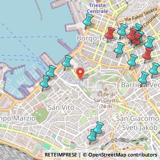 Mappa Via del Collegio, 34121 Trieste TS, Italia (0.744)
