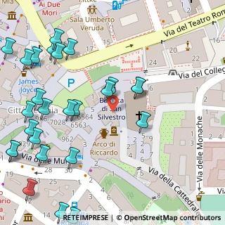 Mappa Piazza del Barbacan, 34121 Trieste TS, Italia (0.08077)