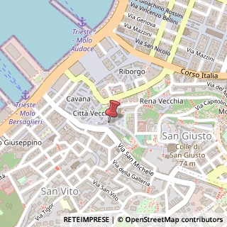 Mappa Piazza del Barbacan, 5, 34121 Trieste, Trieste (Friuli-Venezia Giulia)