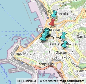 Mappa Via della Cattedrale, 34121 Trieste TS, Italia (0.37643)