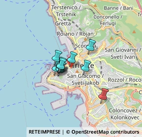 Mappa Piazza del Barbacan, 34121 Trieste TS, Italia (0.92333)