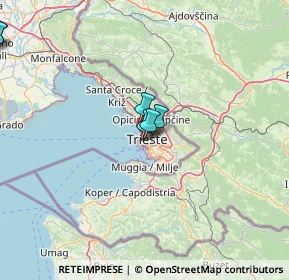 Mappa Via S. Silvestro, 34121 Trieste TS, Italia (49.4855)