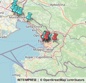 Mappa Via S. Silvestro, 34121 Trieste TS, Italia (12.62857)