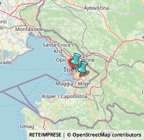 Mappa Piazza del Barbacan, 34121 Trieste TS, Italia (57.29375)