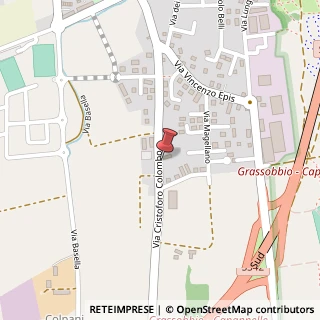 Mappa Via Cristoforo Colombo, 27, 24050 Grassobbio, Bergamo (Lombardia)