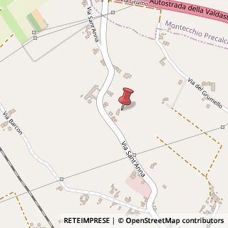 Mappa Via Sant' Anna, 66, 36031 Dueville, Vicenza (Veneto)