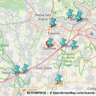 Mappa Via Coniugi Curie, 24044 Dalmine BG, Italia (4.98455)