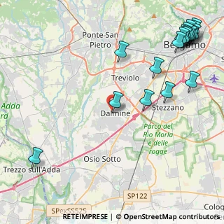 Mappa Via Coniugi Curie, 24044 Dalmine BG, Italia (6.15895)