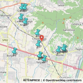 Mappa Via C. Finazzi, 24060 Chiuduno BG, Italia (2.36615)