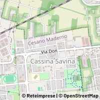 Kort Cesano Maderno