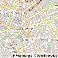 Mapa Trieste