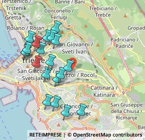 Mappa Via S. Pasquale, 34142 Trieste TS, Italia (2.0195)