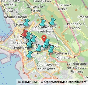 Mappa Via S. Pasquale, 34142 Trieste TS, Italia (1.39571)