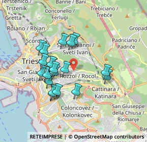 Mappa Via S. Pasquale, 34142 Trieste TS, Italia (1.528)