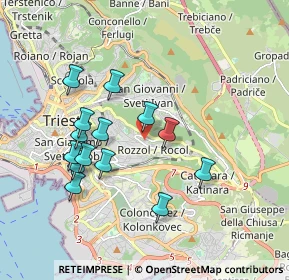 Mappa Via S. Pasquale, 34142 Trieste TS, Italia (1.73429)
