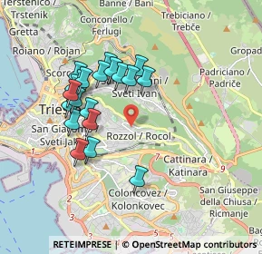 Mappa Via S. Pasquale, 34142 Trieste TS, Italia (1.626)