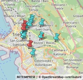 Mappa Via S. Pasquale, 34142 Trieste TS, Italia (1.61667)