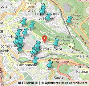 Mappa Via S. Pasquale, 34142 Trieste TS, Italia (1.006)