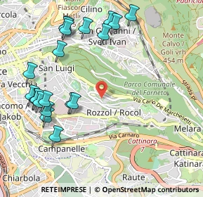Mappa Via S. Pasquale, 34142 Trieste TS, Italia (1.2125)