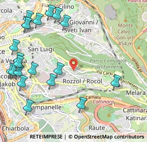Mappa Via S. Pasquale, 34142 Trieste TS, Italia (1.398)