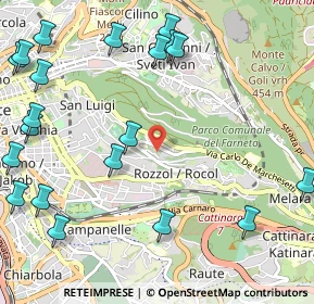 Mappa Via S. Pasquale, 34142 Trieste TS, Italia (1.466)