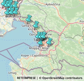 Mappa Via S. Pasquale, 34142 Trieste TS, Italia (22.4585)