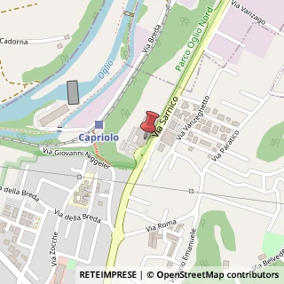 Mappa Via Sarnico, 37, 25031 Capriolo, Brescia (Lombardia)