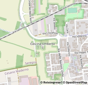 Mappa Via Girolamo Savonarola, 20831 Seregno MB, Italia (0.22308)