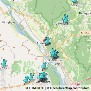 Mappa Piazzale Guglielmo Marconi, 28077 Prato Sesia NO, Italia (2.6495)