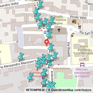 Mappa Vicolo Santa Caterina da Siena, 20815 Cogliate MB, Italia (0.08214)