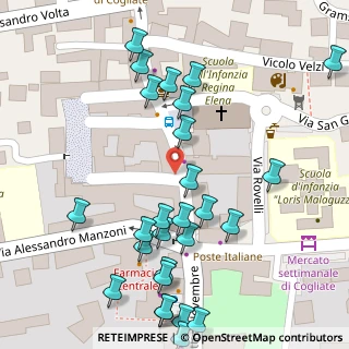 Mappa Via IV Novembre ang, 20815 Cogliate MB, Italia (0.08148)