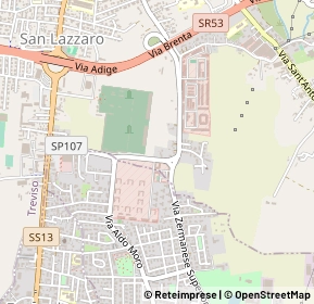 Mappa Via Ippolito Pindemonte, 31100 Treviso TV, Italia (0.46923)