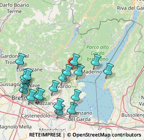 Mappa Via Santa Lucia, 25079 Vobarno BS, Italia (16.883)