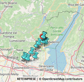 Mappa Via Santa Lucia, 25079 Vobarno BS, Italia (9.37077)