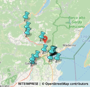 Mappa Via Santa Lucia, 25079 Vobarno BS, Italia (6.01765)