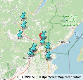Mappa Via Santa Lucia, 25079 Vobarno BS, Italia (6.48083)