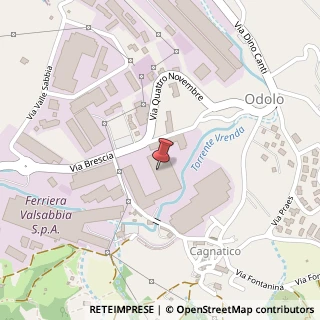 Mappa Via Brescia, 7, 25076 Odolo, Brescia (Lombardia)