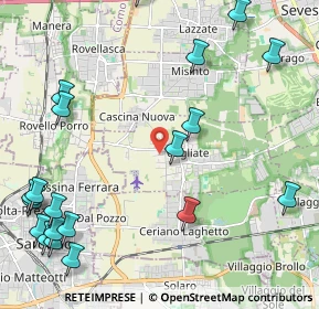 Mappa Via Enrico Fermi, 20815 Cogliate MB, Italia (2.9725)
