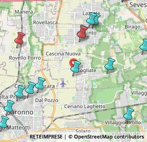 Mappa Via Enrico Fermi, 20815 Cogliate MB, Italia (2.95625)